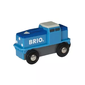 Ravensburger BRIO Cargo Battery Engine rotaļu auto — zils, darbojas ar 1 AA bateriju
