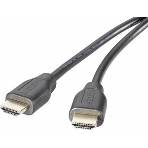 SpeaKa Professional SP-9021120 HDMI kabelis 1 m HDMI Type A (Standard) Melns