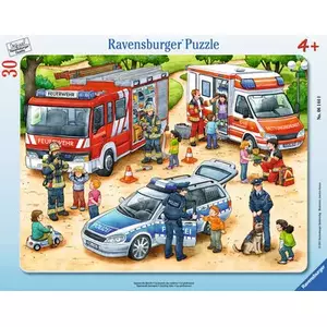 Пазл Ravensburger 06144 — 30 деталей, тема «Профессии», ширина 325 мм, для детей от 4 лет