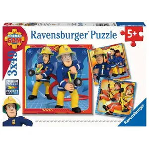 Пазл Ravensburger Contour 49 элементов — тема «Пожарный», ширина 210 мм, возраст 5+