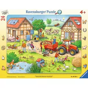 Jigsaw puzzle Ravensburger 24 pieces — Farm scene, recommended age 4+