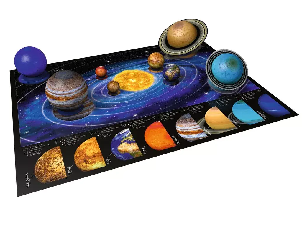 3D Puzle Ravensburger Planetārais Saules Sistēma Photo 2