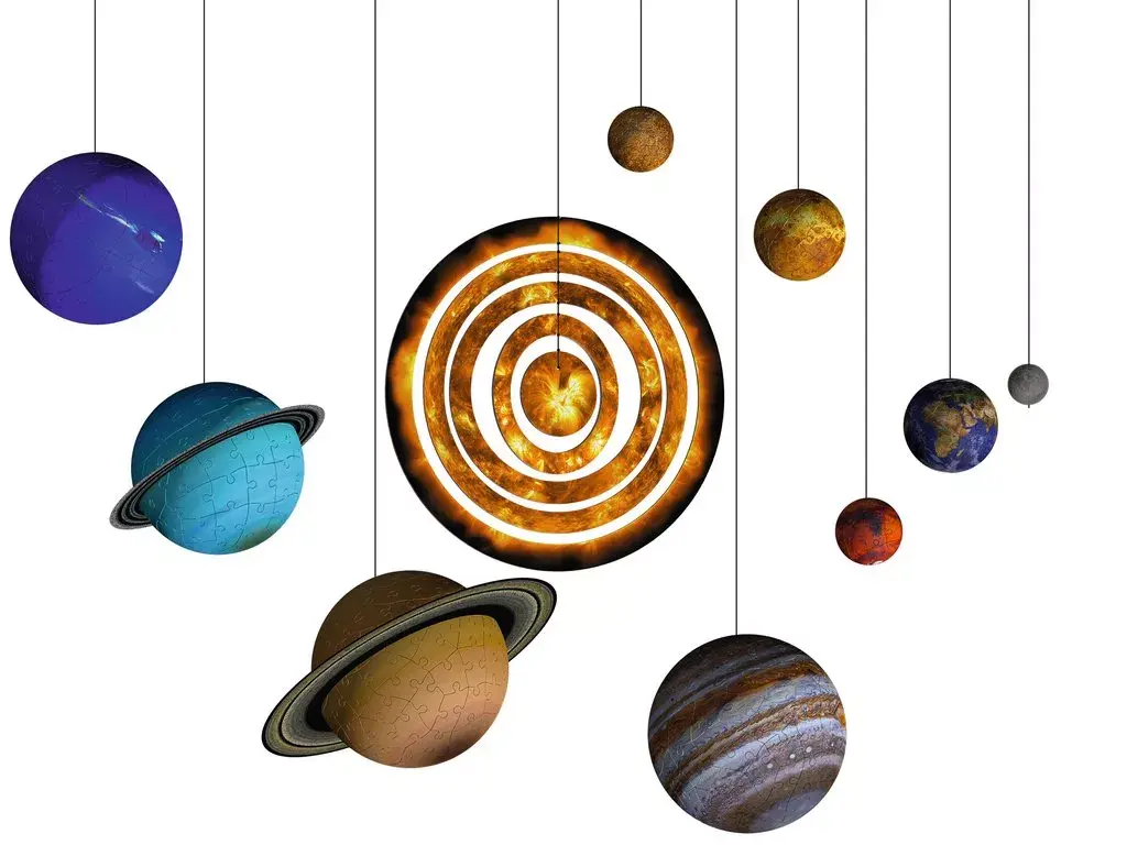 3D Puzle Ravensburger Planetārais Saules Sistēma Photo 6