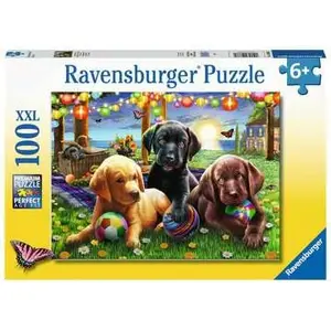 Пазл Ravensburger Puppy Picnic XXL — 100 элементов Photo 1