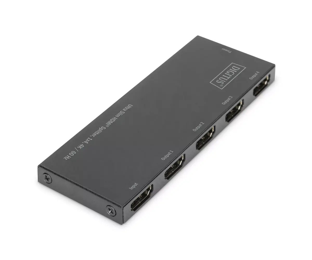 HDMI Splitter Digitus Ultra Slim 1x4 4K/60Hz Photo 2