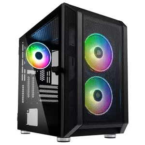 PC Case Kolink Citadel Mesh, Micro ATX, Black