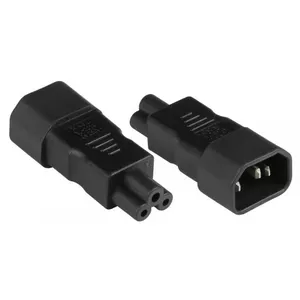 Power Plug Adapter C14 C5 Alcasa PA-1405S Black