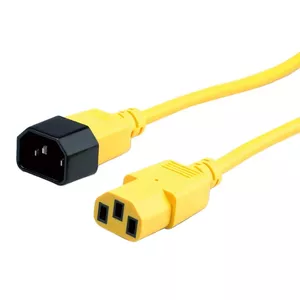 Power Cable ROLINE 19.08.1532 Yellow 3 m IEC 320