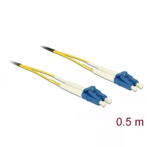Fibre Optic Cable DeLOCK 86545 0.5m LC Yellow