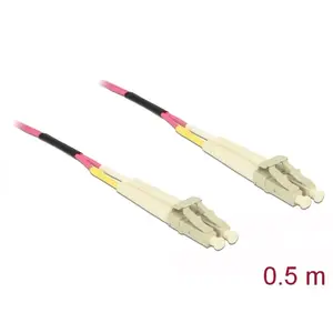 Optical Fibre Cable DeLOCK LC to LC Multi-mode OM4 0.5 m