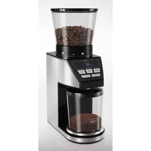 Burr grinder Melitta 1027-01 160 W Black Stainless steel 375 g