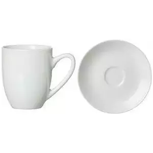 Porcelain Espresso Cup ritzenhoff & breker Snap BIANCO, conical, 80 ml