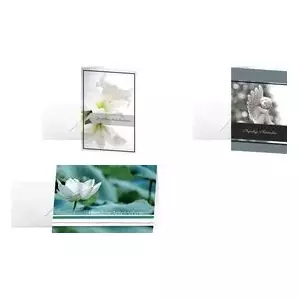 sigel mourning cards Water Lily DS103 – pack of sympathy cards for condolences