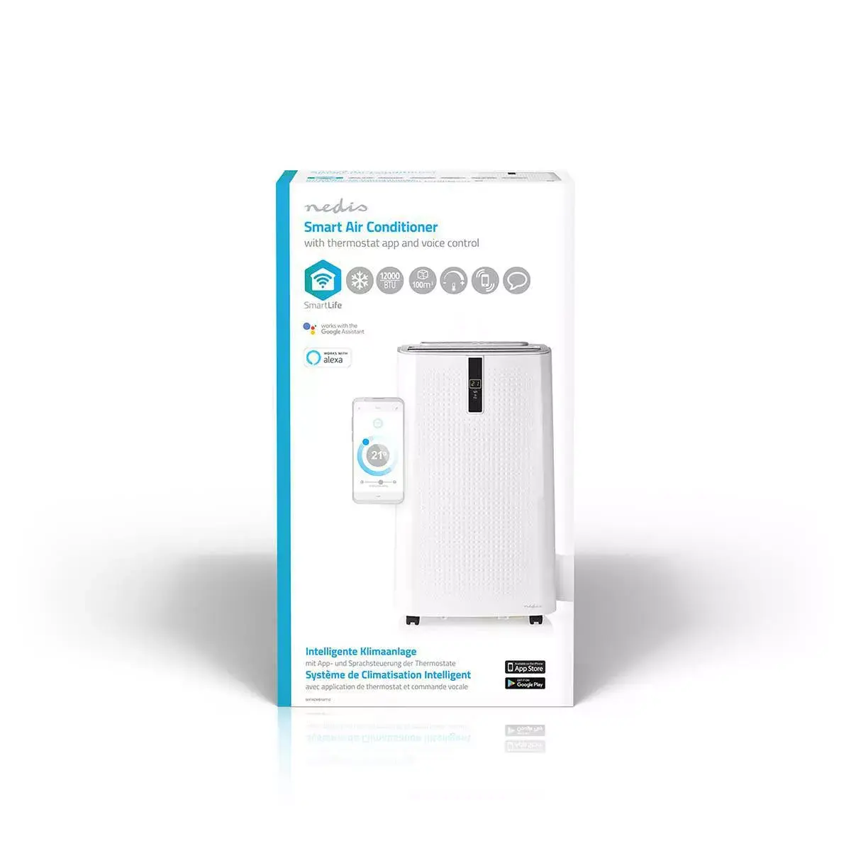 Nedis WIFIACMB1WT12 портативный кондиционер Photo 10