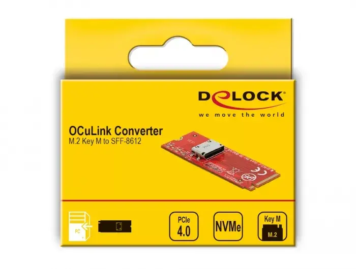 M.2 Key M uz OCuLink SFF-8612 konvertors 64106 Photo 3