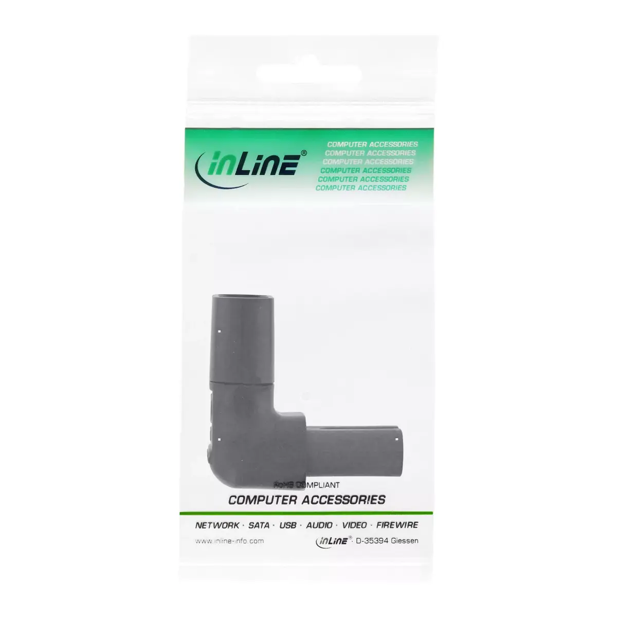 InLine barošanas adapteris IEC 60320 C8 / C7 Photo 2