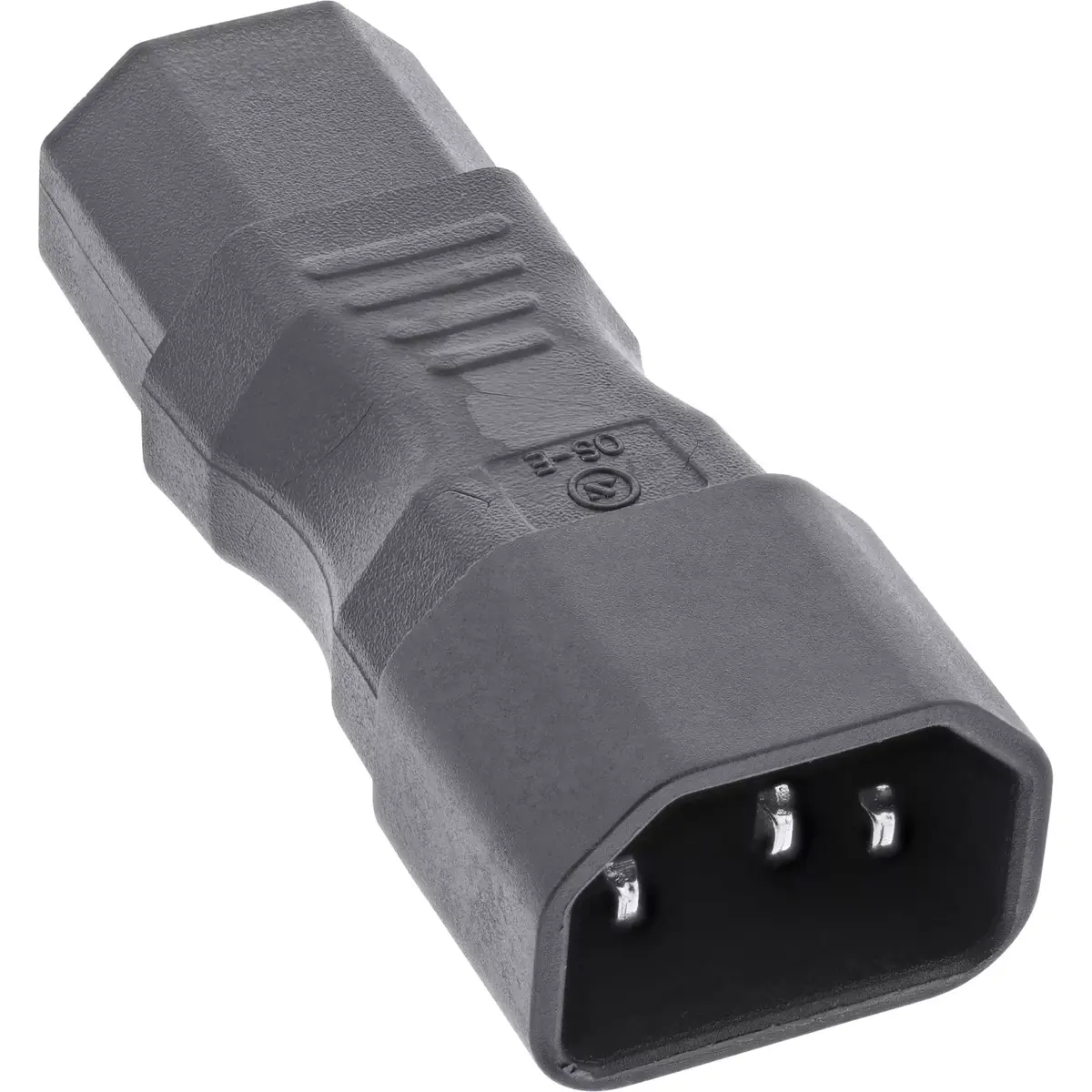 InLine barošanas adapteris IEC 60320 C14 / C13 16723A Photo 2