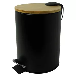 Trash Can Helit H2404495 3 L Round Steel Black