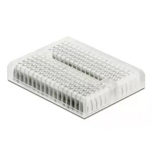 Breadboard DELOCK 18323 — transparent plastic, 36×46×10 mm