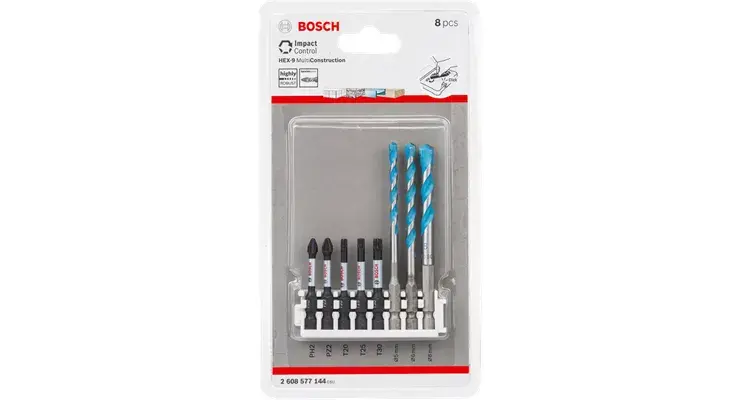 Impaktkontroles skrūvgriežu bitu komplekts Bosch 2608577144 Photo 2