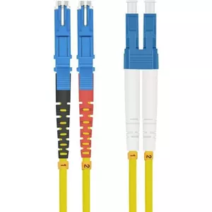 Fiber Optic Patch Cable helos E2000 1 m, 9/125 µm OS2, yellow