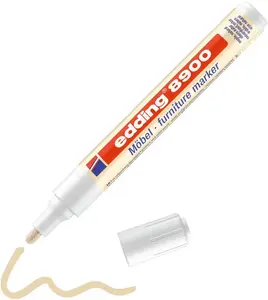 Mēbeļu marķieris Edding 8900, modelis 4-8900-1-4623 — krāsa Ahorn, galu izmēri 1.5 mm un 2 mm