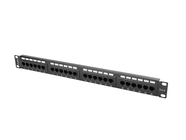 Patch panel LANBERG PPU6-1024-B 1U 24 porti Photo 4