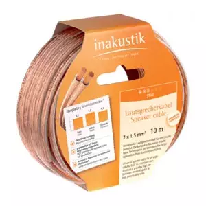 Speaker Cable Inakustik 10m Star Transparent