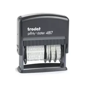Stamp Trodat 4817 A Black Grey