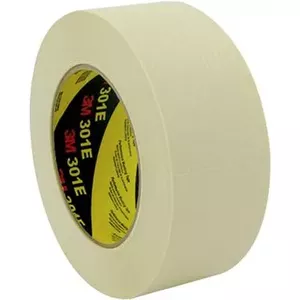 Crepe Paper Masking Tape 3M 301E 72 mm x 50 m, painter's masking tape for general-purpose surface protection