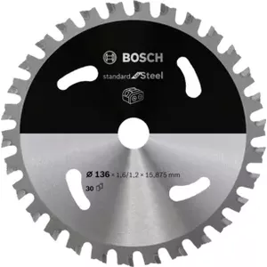 Диск пильный Bosch 2 608 837 745 — диаметр 136 мм, посадочное 15,9 мм, для металла, 1 шт