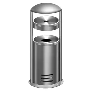Ashtray Round Kerkmann 6292 Stainless Steel