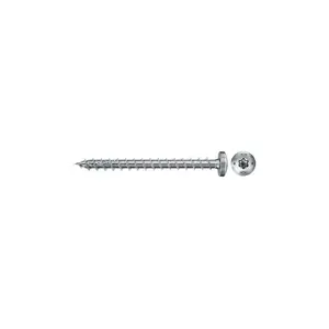 Screw FISCHER 50 mm, metal wood screw, 5 mm diameter, 100 pcs