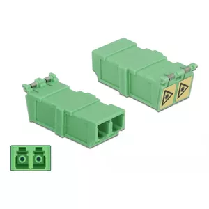 Оптический волоконный соединитель DeLOCK 85927 LC Duplex female to female 4 шт