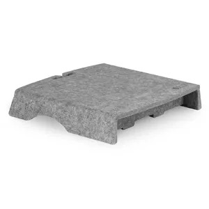 BakkerElkhuizen Q-Riser 50 Circular 76.2 cm Desk Grey
