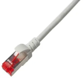 Ethernet patch cable brackton Cat.6 SF/UTP 500MHz, 0.5 m, white