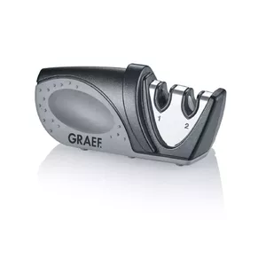 Graef Piccolo Pull through knife sharpener Black, Grey