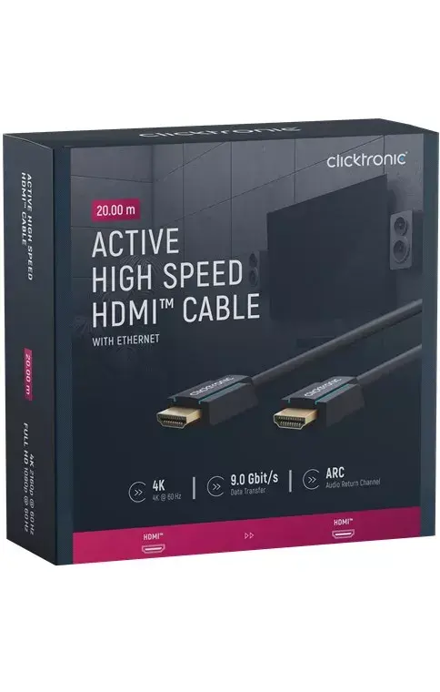 HDMI Кабель ClickTronic Active High Speed Photo 9