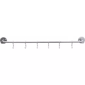 Kitchen rail Tesa LOXX Chrome 535×43×45 mm wall-mounted utensil rail
