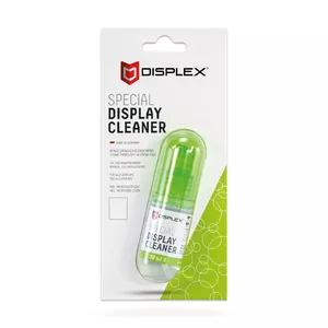 Displex Специальный спрей для очистки экранов LCD, TFT, плазменных панелей, смартфонов и планшетов с салфеткой из микрофибры, 30 мл