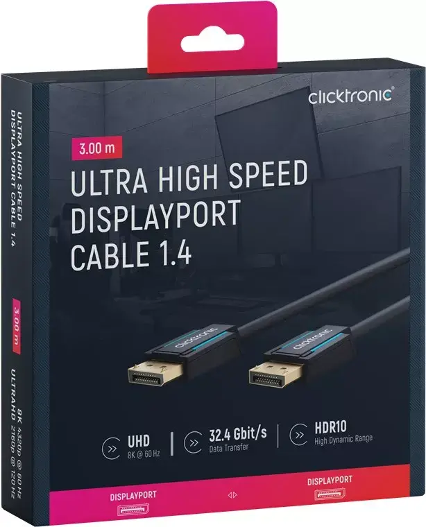 Кабель DisplayPort ClickTronic 40995 Photo 6