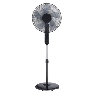 Comfee Midea FS40-15FR grīdas ventilatora lāpstiņu ventilators, 55W, melns