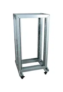 Напольный шкаф ALLNET ALL-SRB6612GRAU 12U, грузоподъёмность 400 кг, серый, регулируемые ножки и колёсные опоры