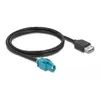 Kabelis HSD Z female uz USB 2.0 Type-A female DeLOCK 90502 Photo 2