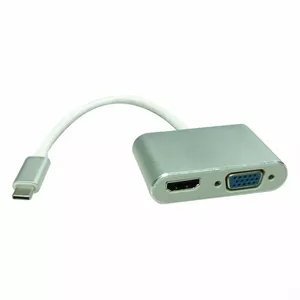 Интерфейсный хаб ROLINE 12.03.3215 USB 3.2 Gen 1 Type-C Silver