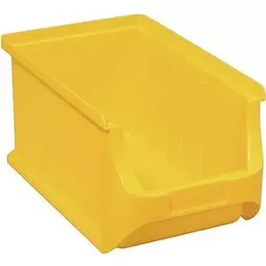Storage box allit 456210, 150×125×235 mm, yellow, plastic