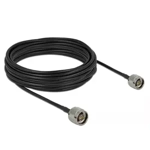 Coaxial Cable LMR195 DeLOCK 90424 10 m Black Grey