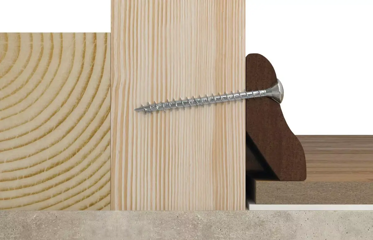 Screw FISCHER 670501 — 100 mm steel wood screw Photo 4
