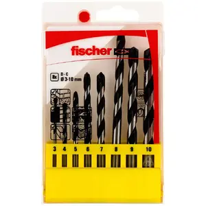 Fischer 536607 Rotary Hammer Drill Bit 1 cm Diameter for Concrete and Masonry