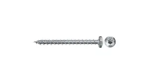 Fischer PowerFast II 670438 Screws 40 mm Length 5 mm Thread Diameter Metal Wood 100 Pieces